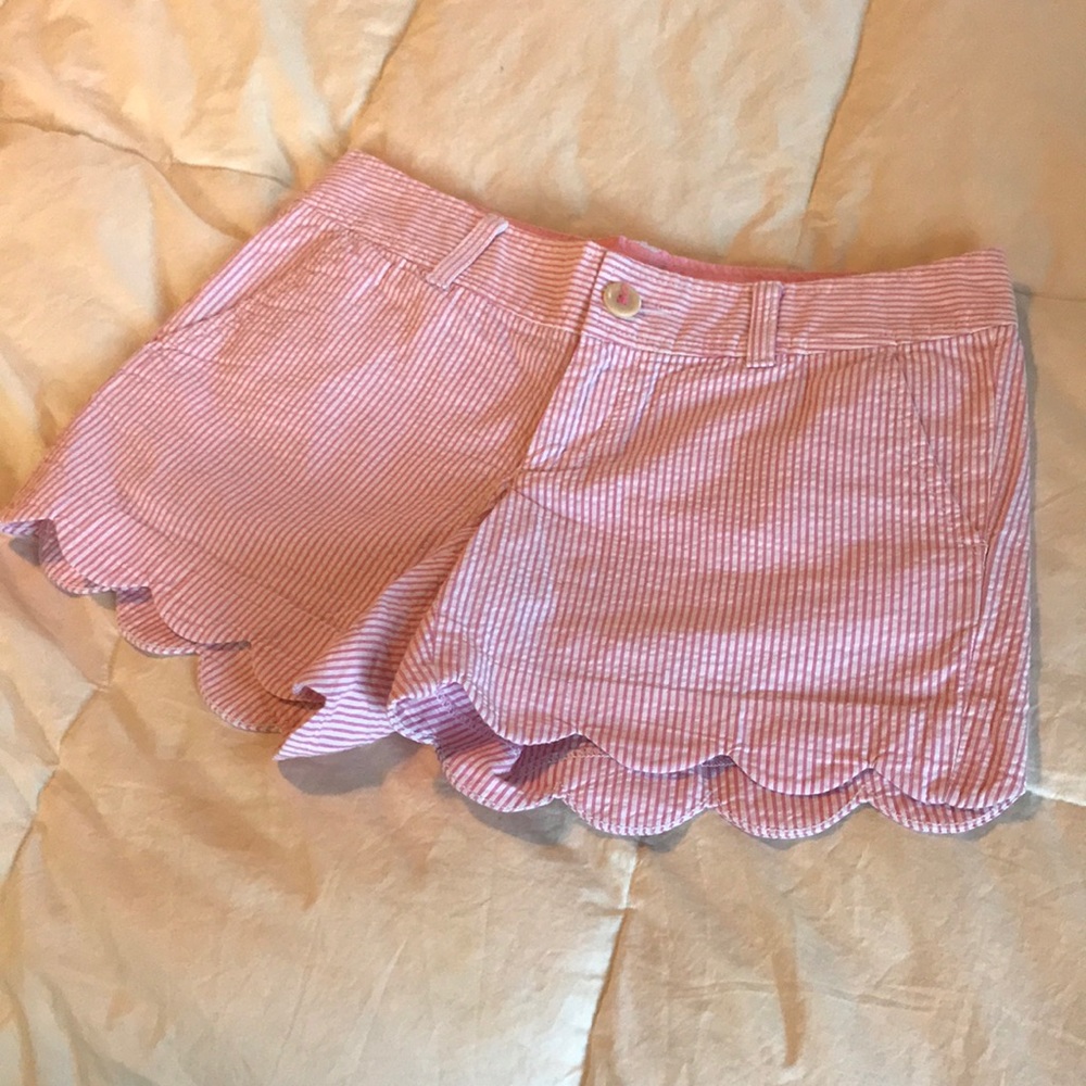 Lilly Pulitzer seersucker shorts!